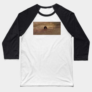George the mouse in a log pile house - peep hole Baseball T-Shirt